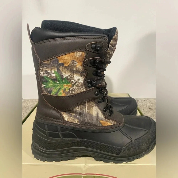 Lake N Trail Men's 3M Thinsulate Ultra Insulated Camo Boots Size 10 - Picture 4 of 9